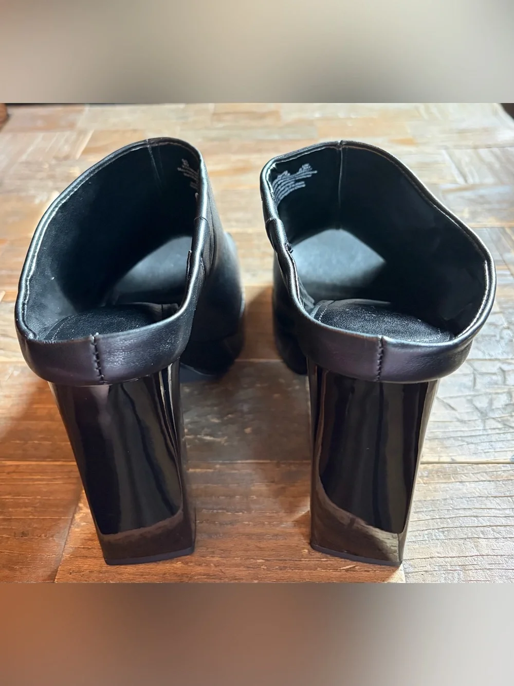 DKNY Monoco Platform Mules